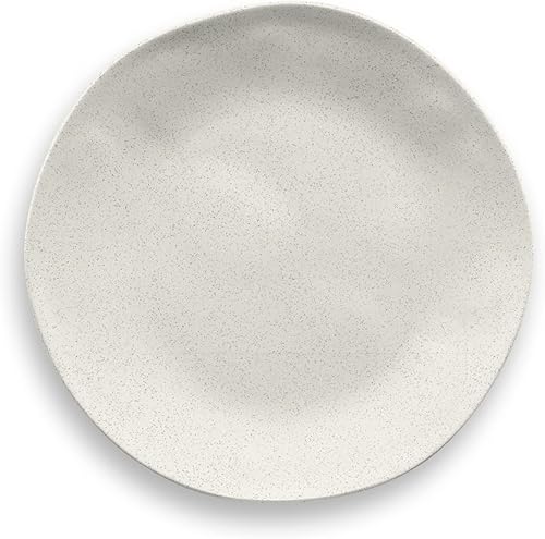 Miniatura 10 de TarHong Plato llano Polypro de trigo orgánico, apto para microondas, inastillable, interior y exterior, 10.6 pulgadas de diámetro, verde salvia,