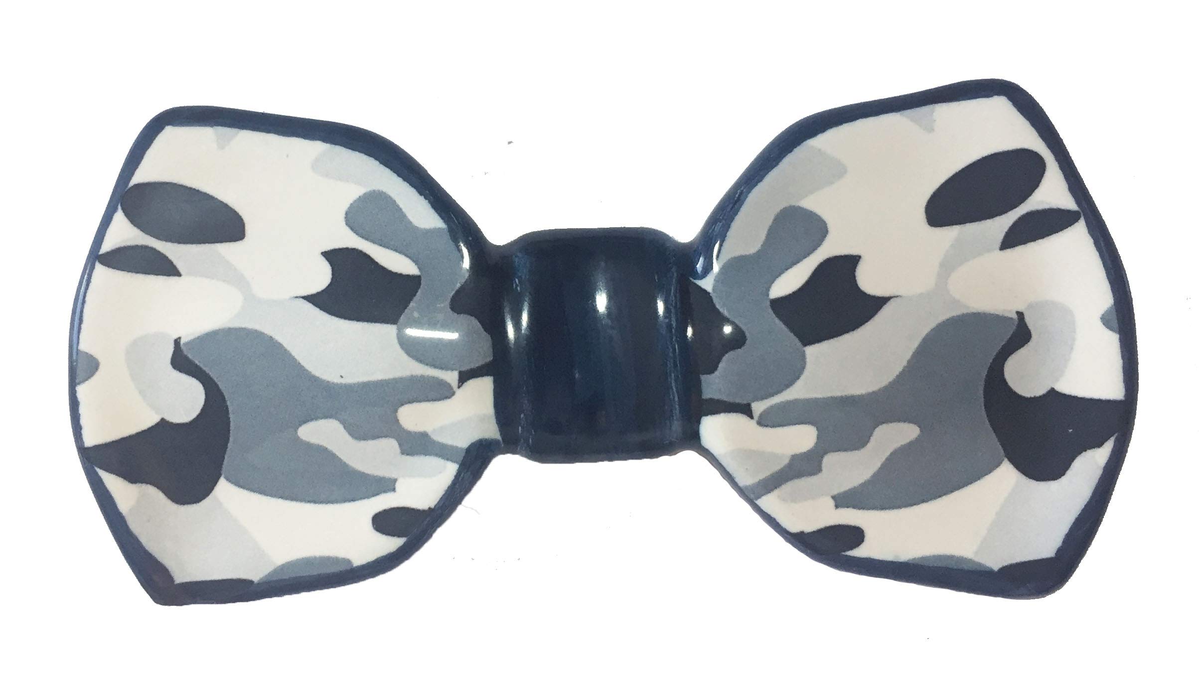 Papillon in ceramica fantasia mimetica made in italy
