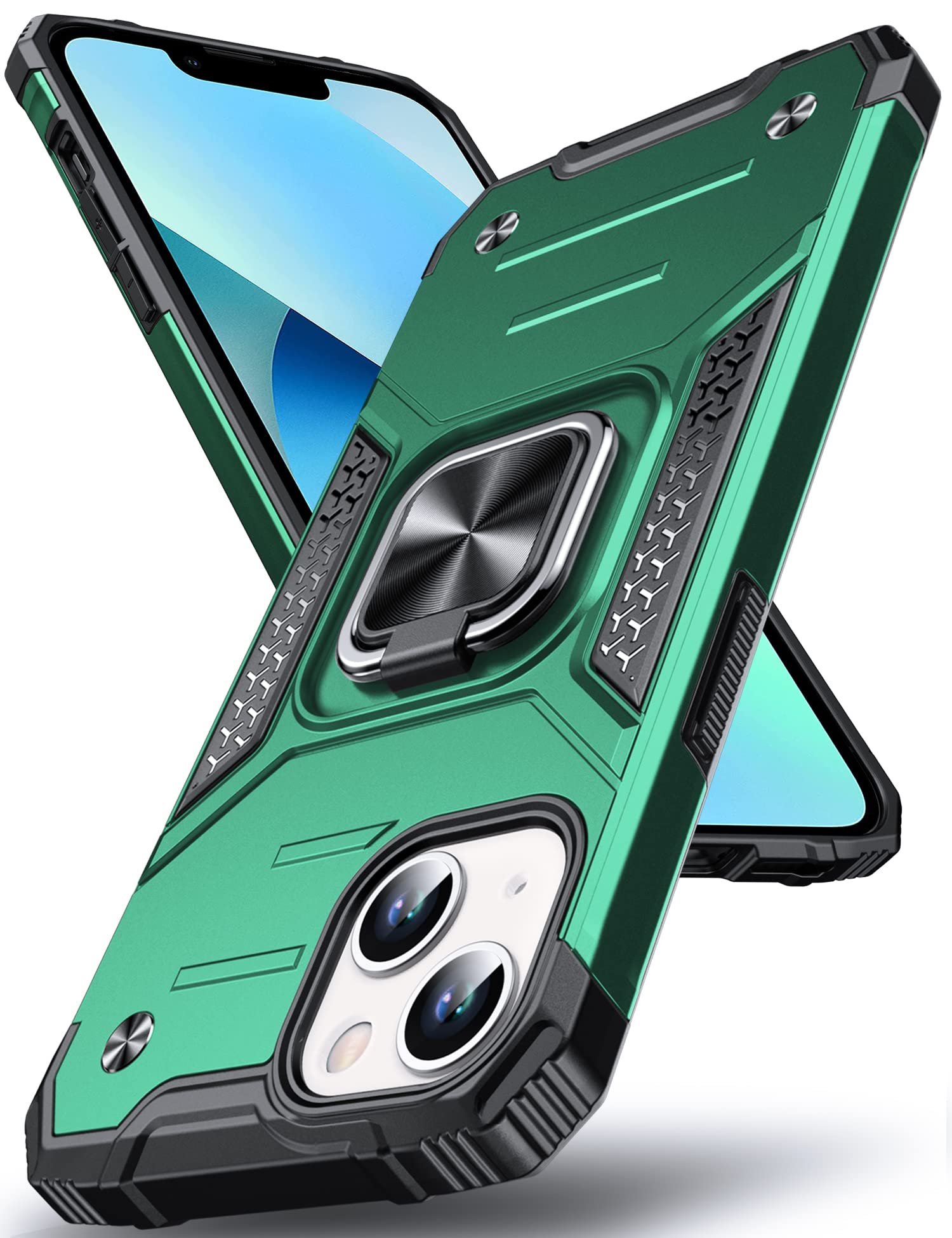 Coque iPhone 13 Mini antichoc militaire et étui à support magnétique - 7