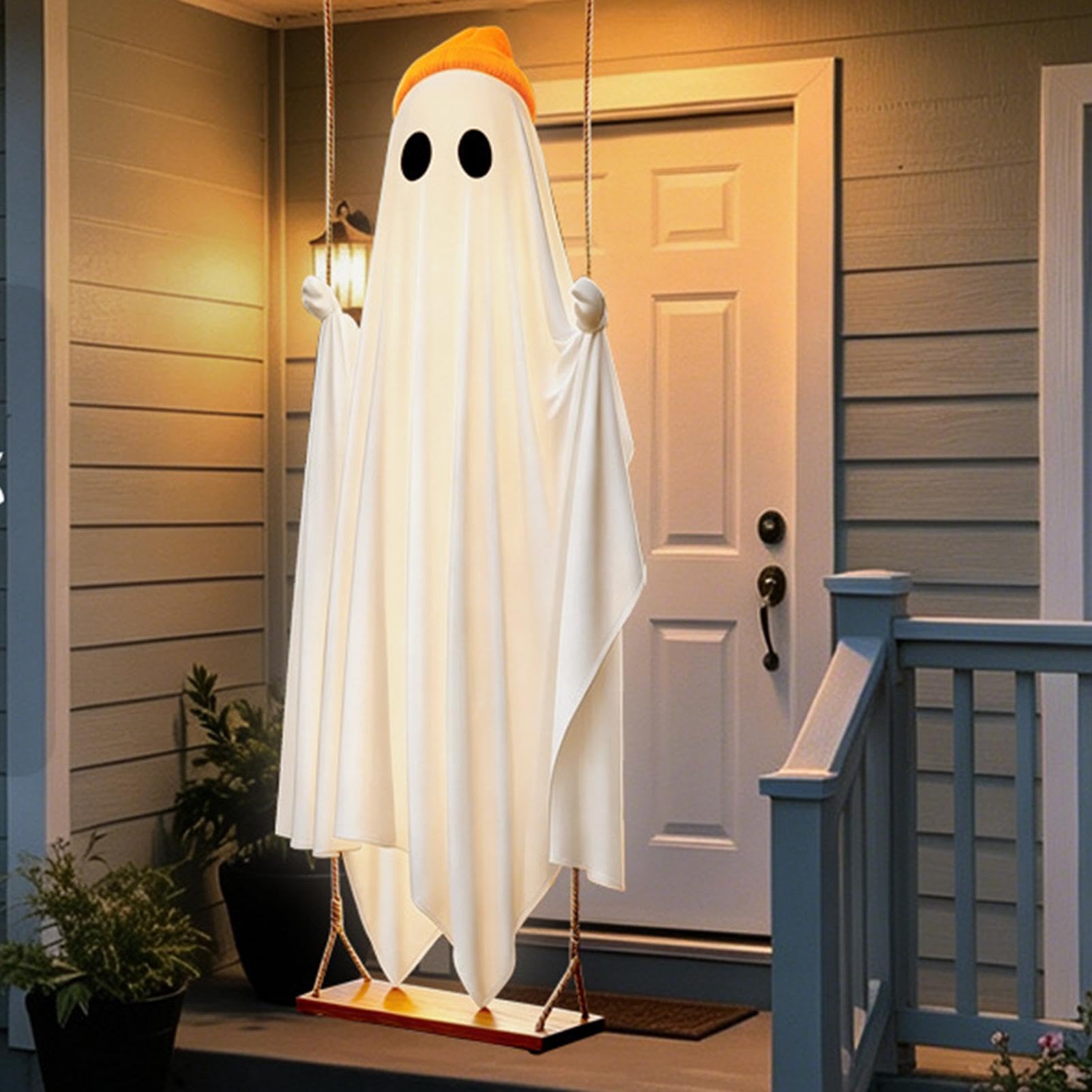 Resistente al agua, con movimiento ligero, decoración de fantasmas, gigante