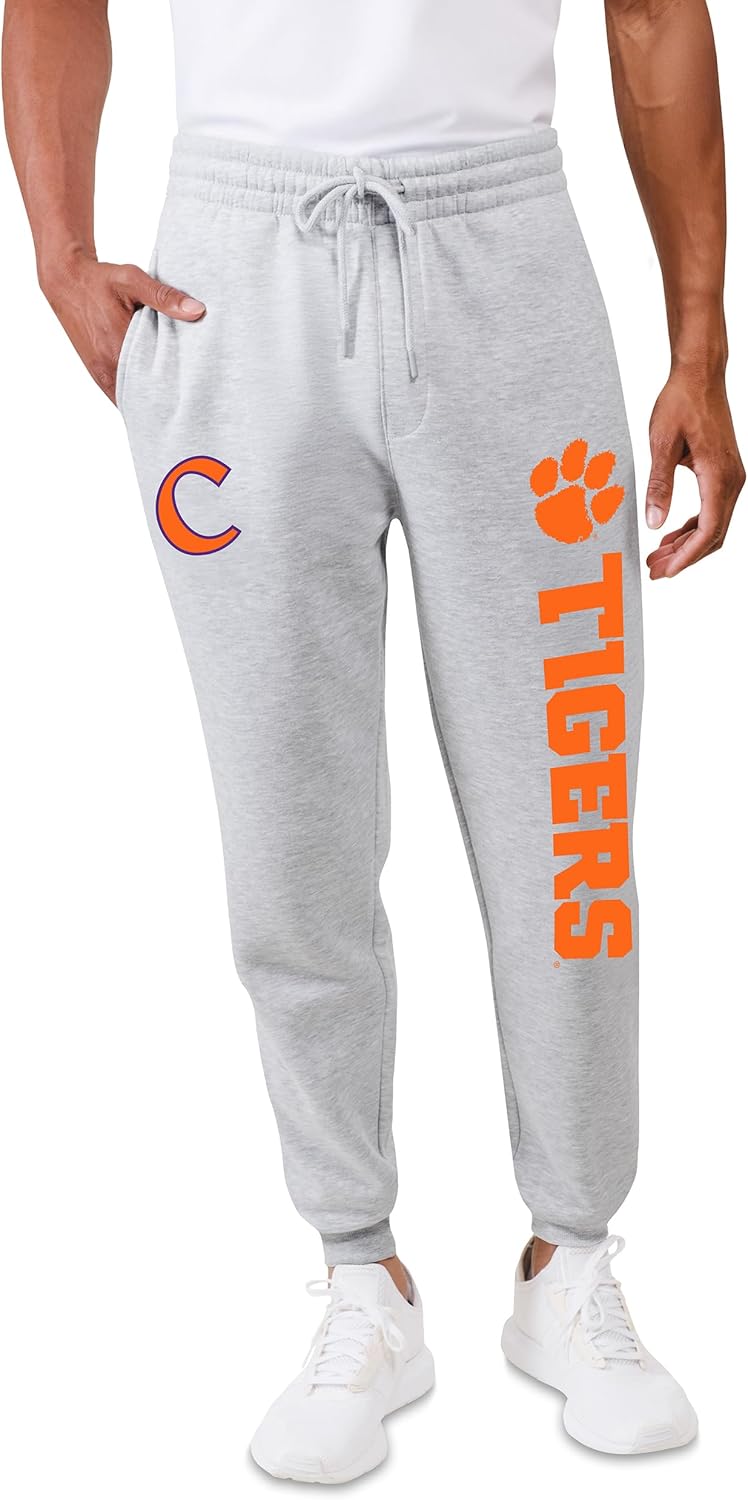 Ultra Game Mens NCAA Official Super Soft Game Day Jogger Sweatpants