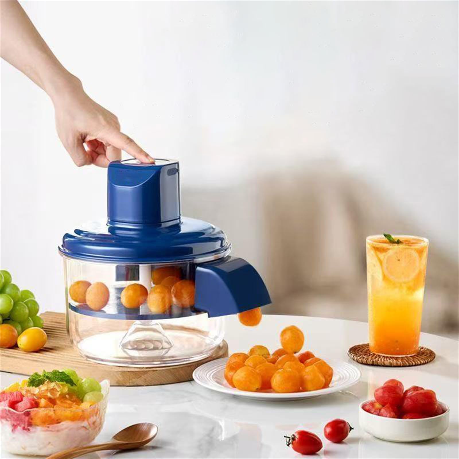 Electric Grape Peeler Automatic Small Fruit Tomato Peeler Tool Garlic peeler machine For Grapes, Cherry Tomatoes