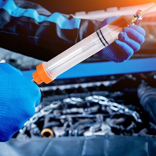 Miniatura 7 de Gisafai Bomba extractora de fluidos automotriz de 500 CC Extractor de fluidos de 500 CC Extractor de fluidos manual Bomba de jeringa para limpiador