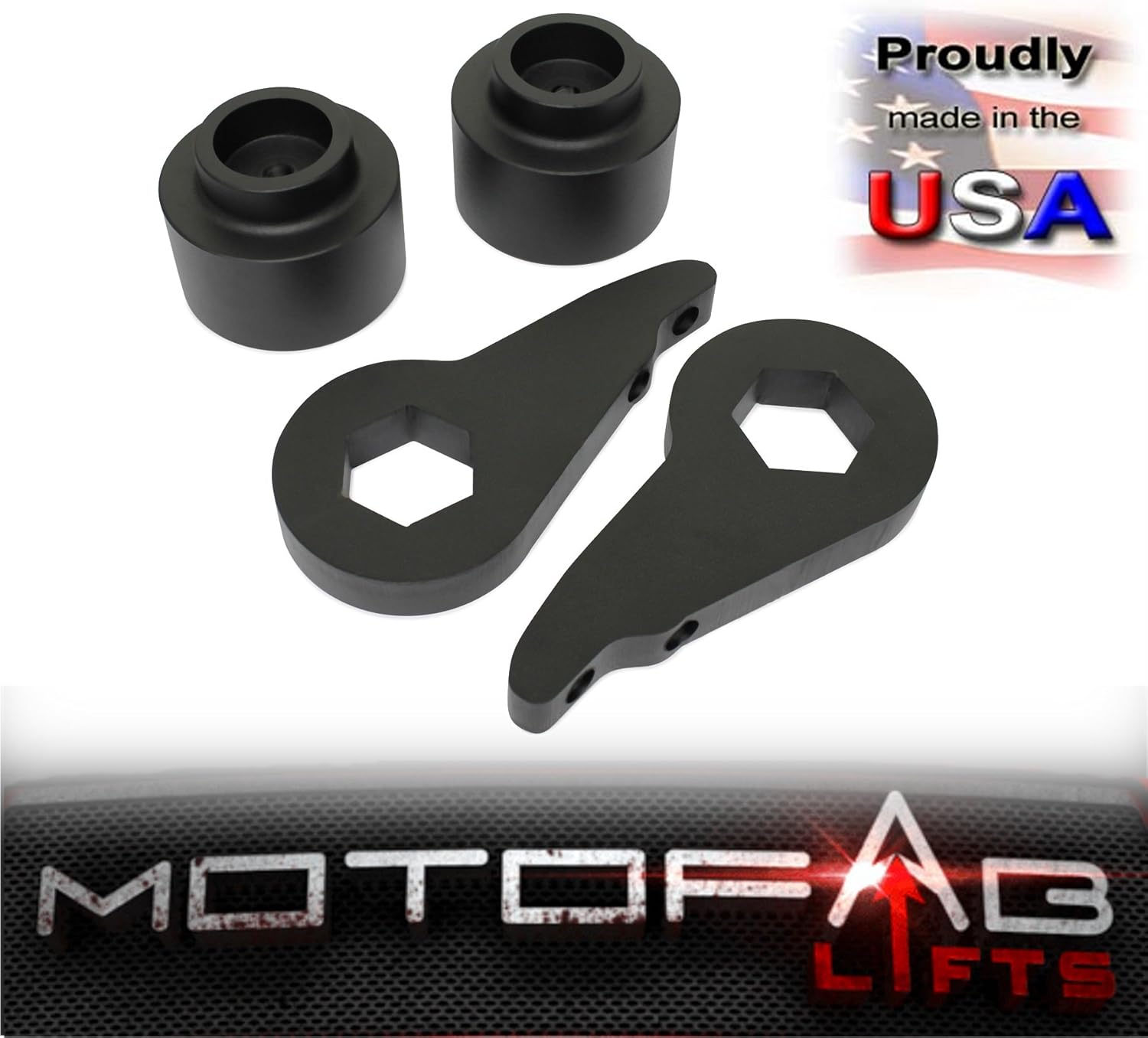 MotoFabLifts 99CHTK-D2R 3" Front 2" Rear Leveling lift kit for 2000-2006 Chevy Suburban Tahoe Yukon 4x4 4WD