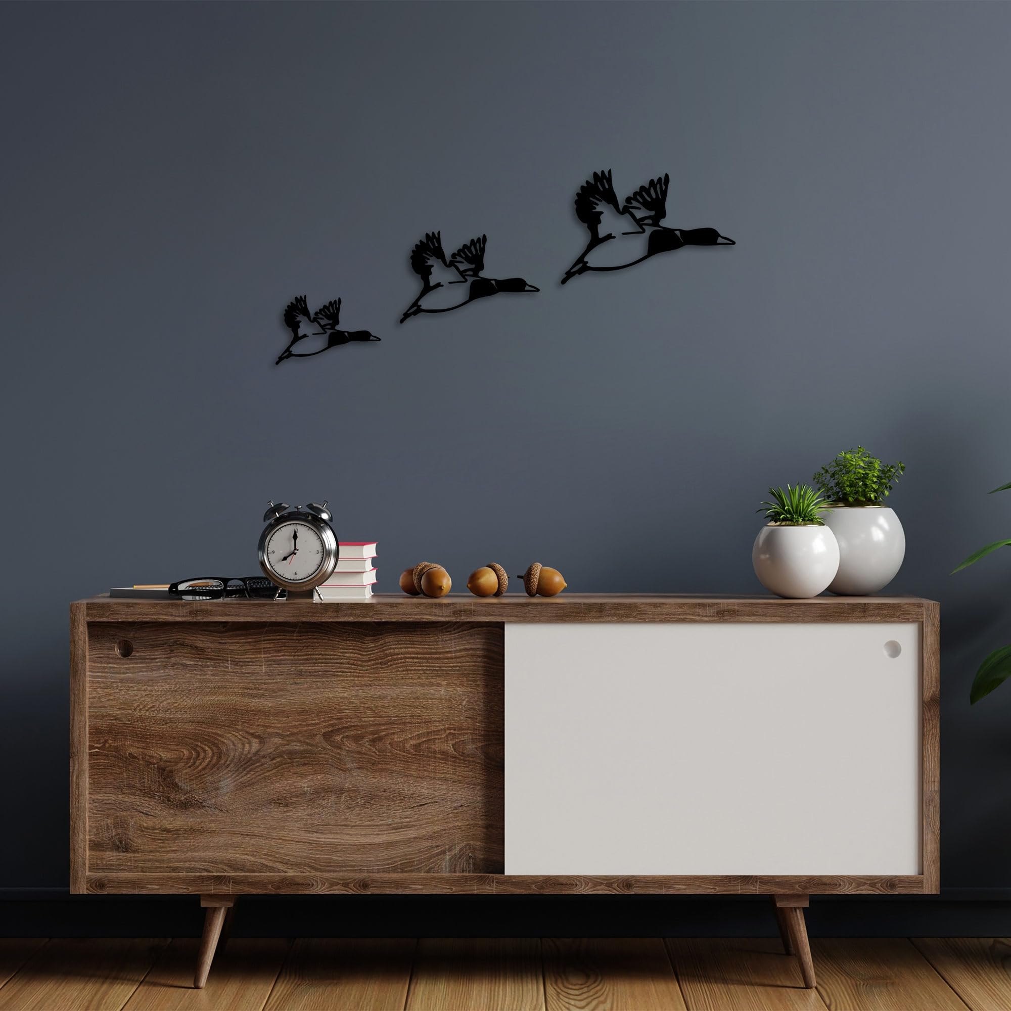 Accessoires muraux décoratifs en métal pour habiller un mur vide | Set Hanah Home