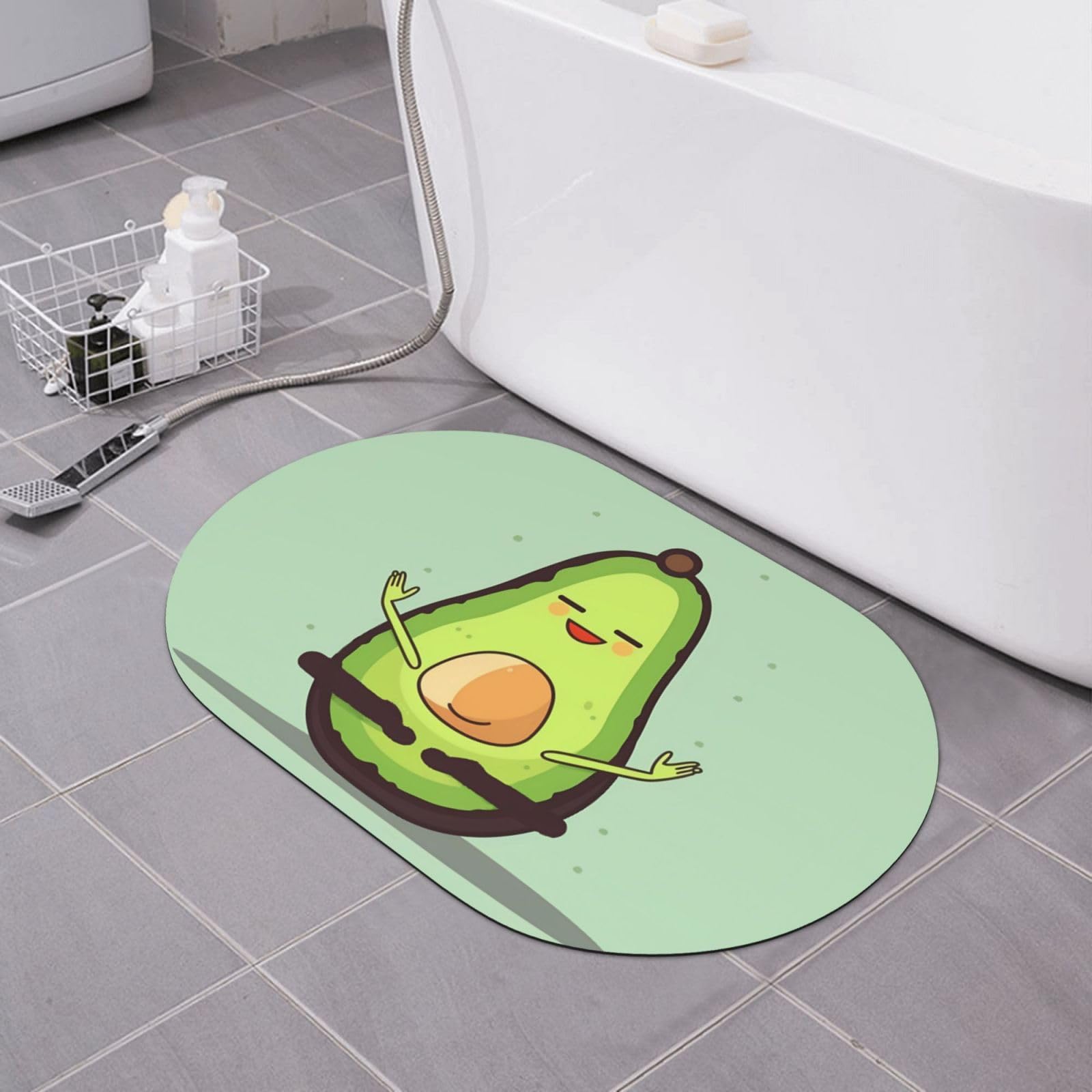 Tapis de bain en pierre ultra absorbant et séchage rapide 40x60 cm