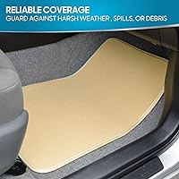 Vista 63 de BDK Premium Carpet Floor Mats for Cars - Universal Fit Interior 4-Piece Car Mats Full Set with Vinyl Heel Pad Protector - Cute Car Accessories