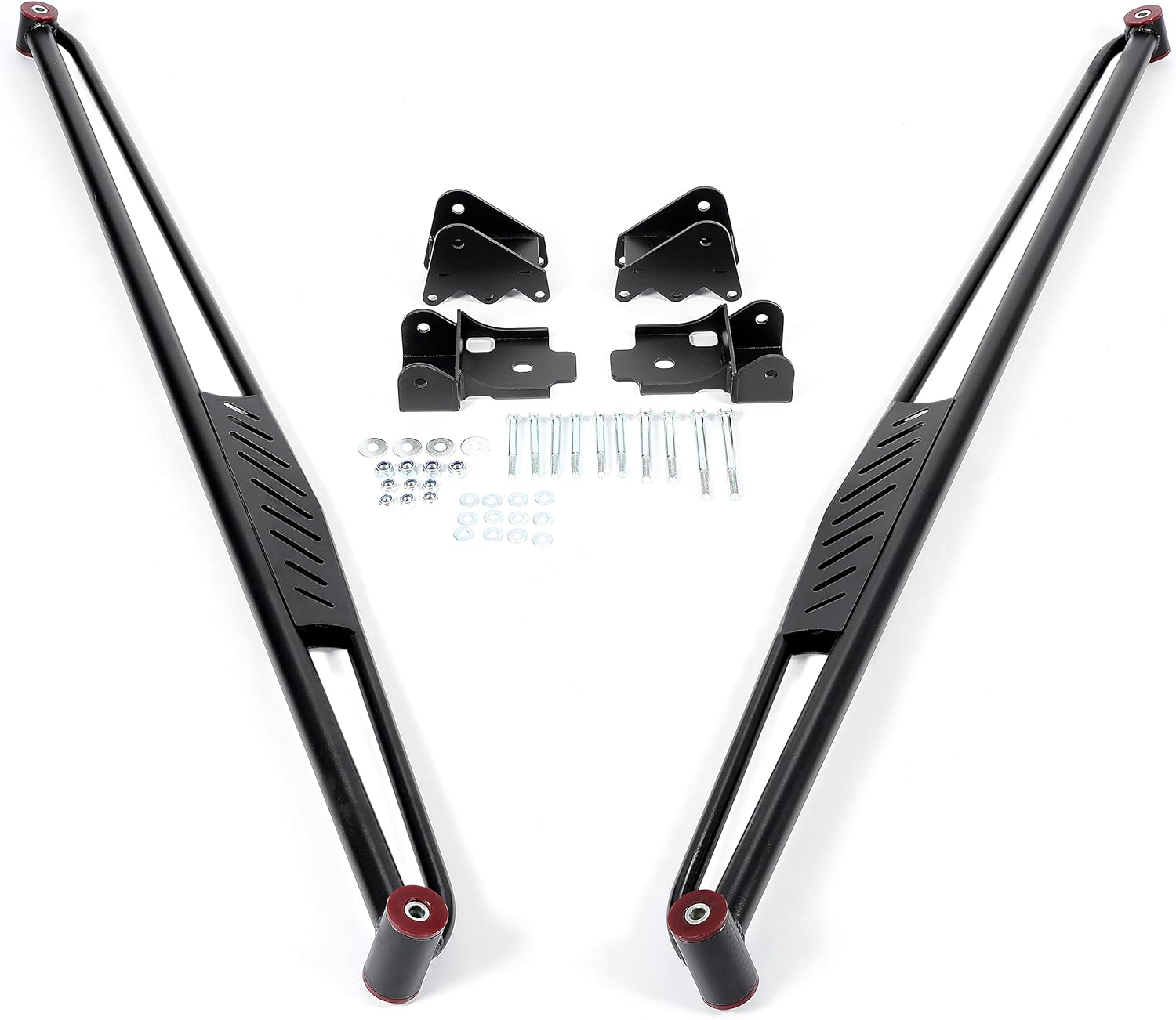 Kojem Pickup Traction Bar + Mounting Kit Compatible with 2003-2010 Dodge Ram 2500 3500 Powder Coated Steel Heavy-duty Black Suspension Track Bar