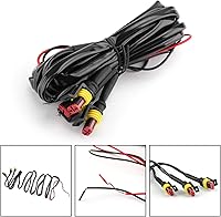 Vista 5 de Artudatech Raptor Conversion Grill Grille Cable de mazo de cables para F-150 F150 W/F&R/LED