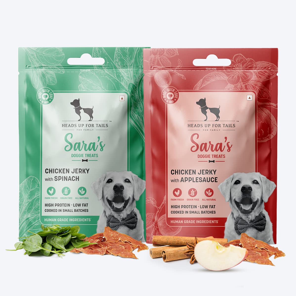 Heads Up For Tails Holly Jolly Treats for Dogs, Natural Treats Made with Real Ingredients by Santa’s Elves (B0BQMZ52C4) Amazon Price History, Amazon Price Tracker