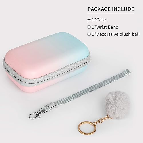 Miniatura 5 de Funda para Kodak StepMini 2 HDPRINTOMATICSmileCanon Ivy 2HP SprocketLieneFujifilm Instax Mini Link 2 Impresora portátil de fotos instantáneas, funda