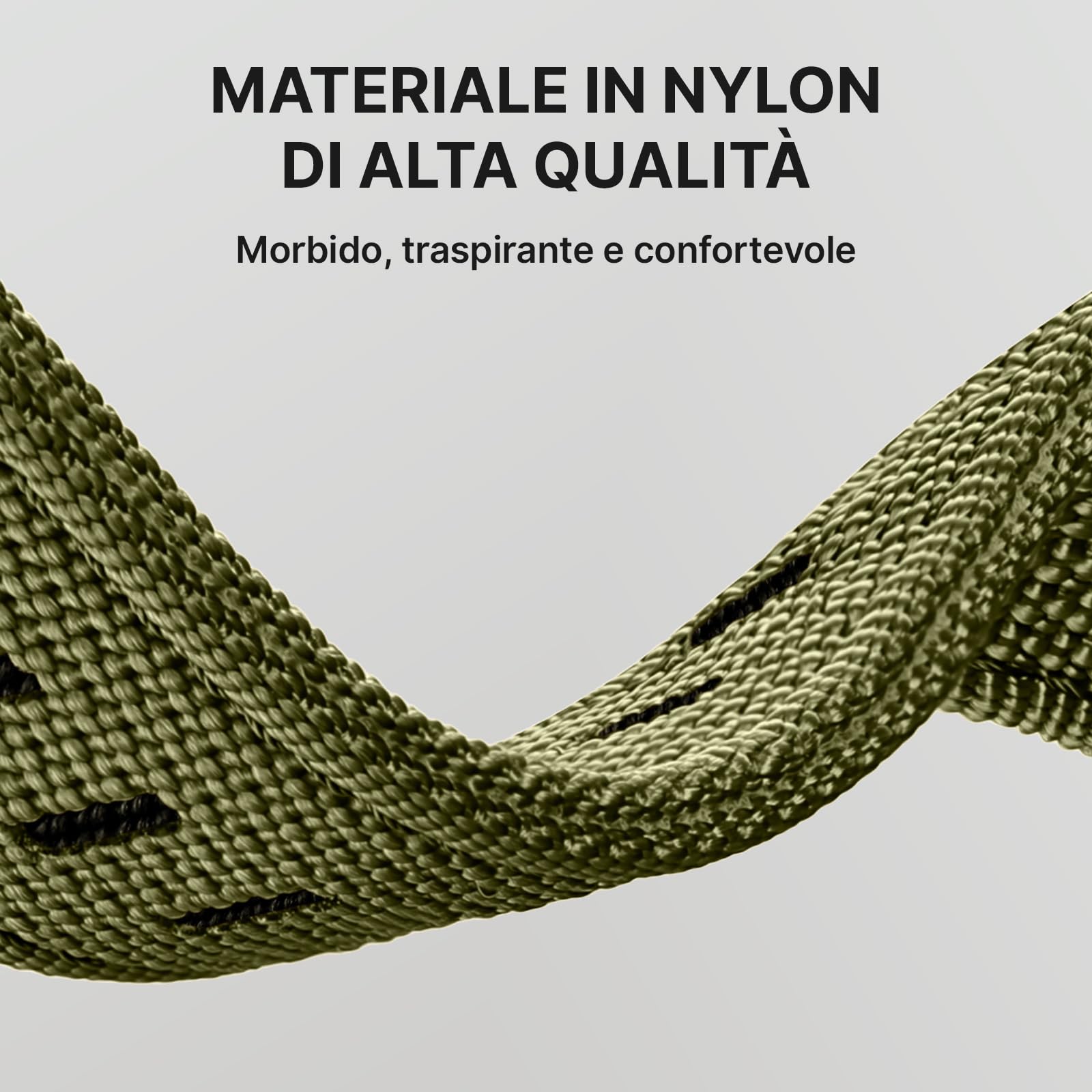 Bandletic 22mm 26mm QuickFit Cinturino Compatibile con Garmin Fenix 8 47mm/51mm, per Fenix 7/6/5/3, Cinturino in Nylon per Epix/Forerunner/Instinct/Enduro/Tactix/Descent/Quatix/Tactical/Tide/Solar