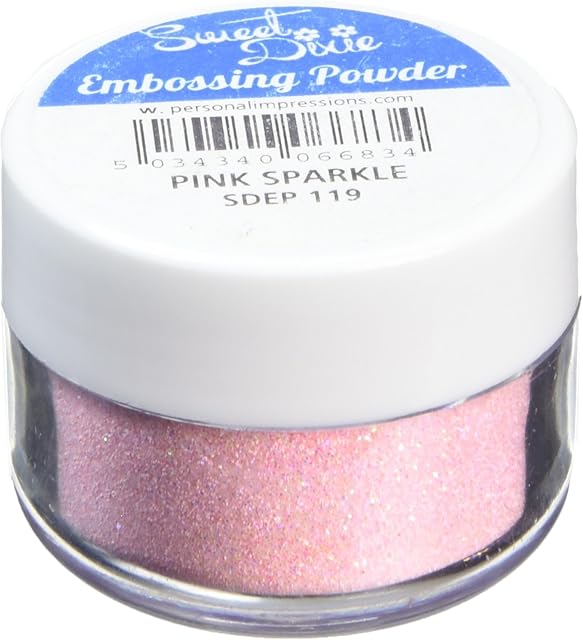 Sweet Dixie SDEP 119 Embossing Powder Pink Sparkle, Synthetic Material, 4 x 4 x 3 cm