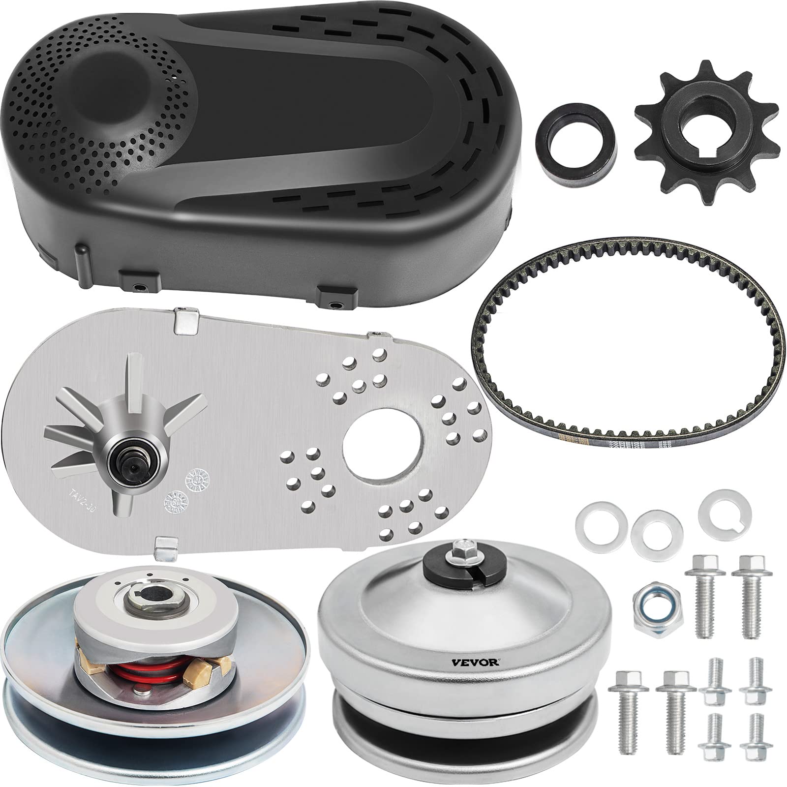 Buy 212CC Torque Converter Kit Go Kart 30 Series 6.5 HP Mini Bike Comet Clutch Set 3/4 Inch 10T