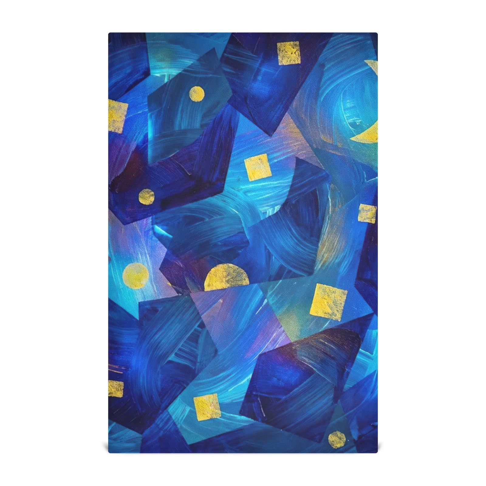 Torchons de cuisine ODAWA lot de 6 essuie-mains suspendre bleu lune