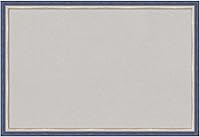 Vista 20 de Amanti Art Tablero de corcho gris para pared (26 x 18) con marco de madera azul rústico Dixie, tablero de corcho mediano para oficina, tablero