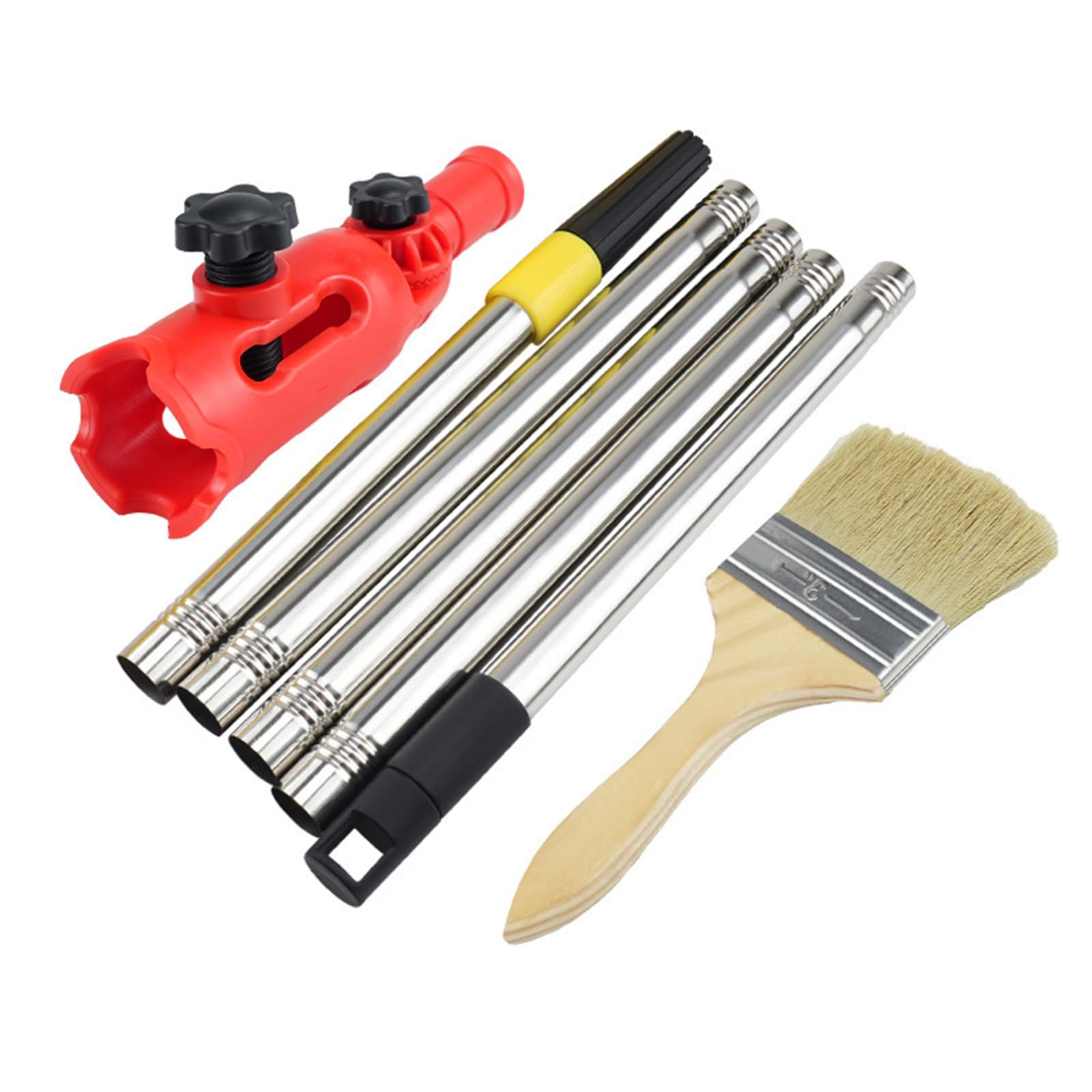 MultiAngle Paint Brush Extender Extension Poles Attachment Holder with Rotating Head Paint Edger Tool Esy to Use Flexible Brush Extender Corner Painting Tool Extension Rod Attachments