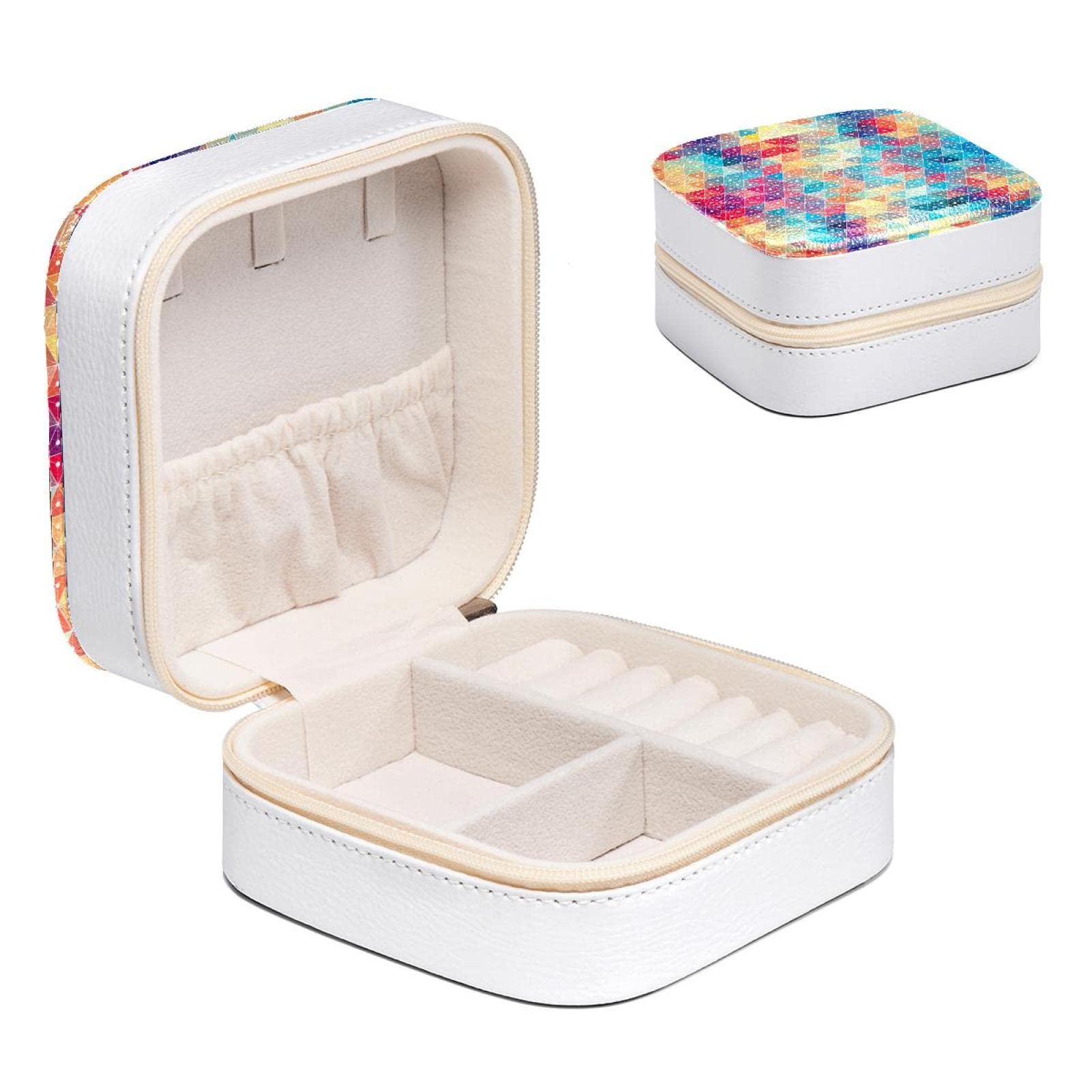 Boîte à bijoux femme et fille petit organisateur de bijoux pour boucles d'oreille