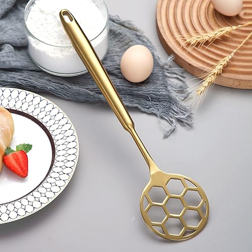Miniatura 8 de Batidor de masa, con forma de fútbol americano resistente, batidor plano de acero inoxidable para cocinar y hornear, sin horking en el mango para