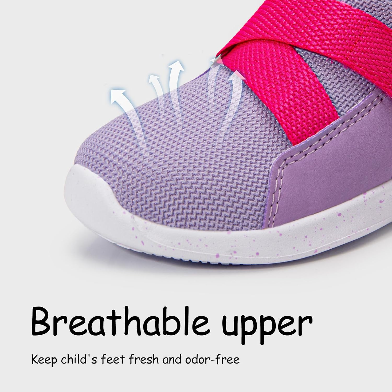 SKYWHEEL Toddler Tennis Shoes Boys Girls Barefoot Slip On Shoes Kids Lightweight Breathable Sports Sneakers for Walking Running - Image 6