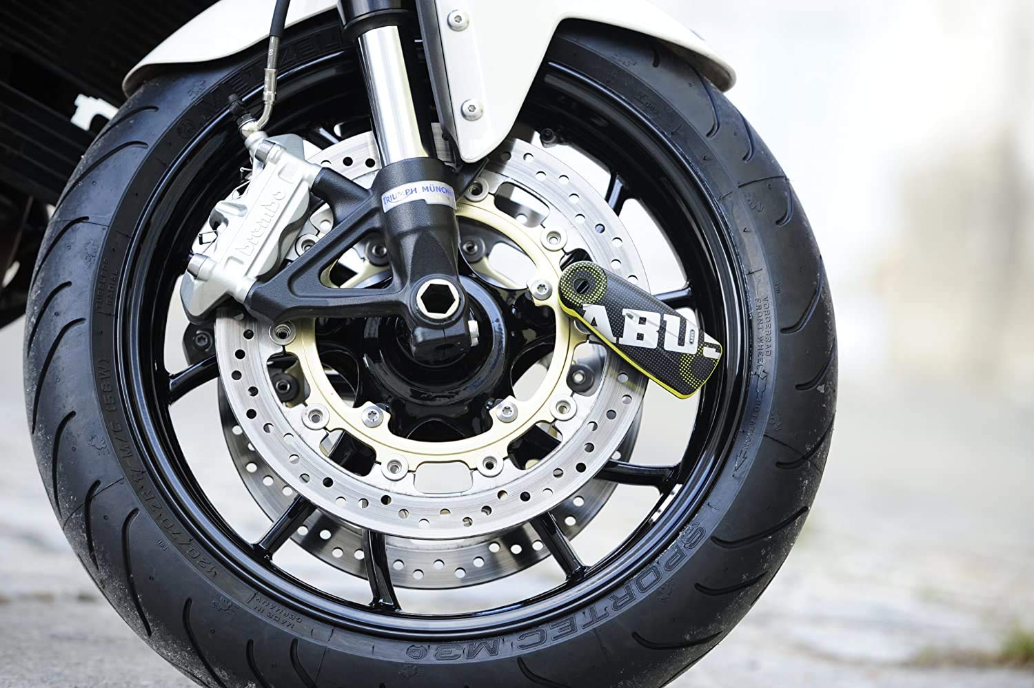 Amazon.co.jp: ABUS アブス バイク用ディスクロック ピクセルイエロー 