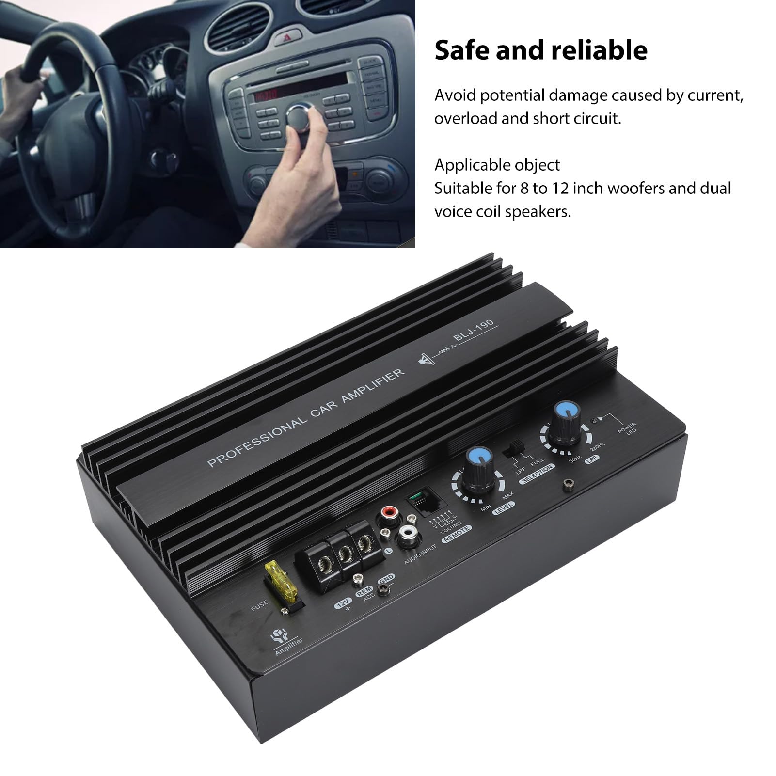 Amazon.co.jp: 12V 1000W 車用パワーアンプボード、プロフェッショナル