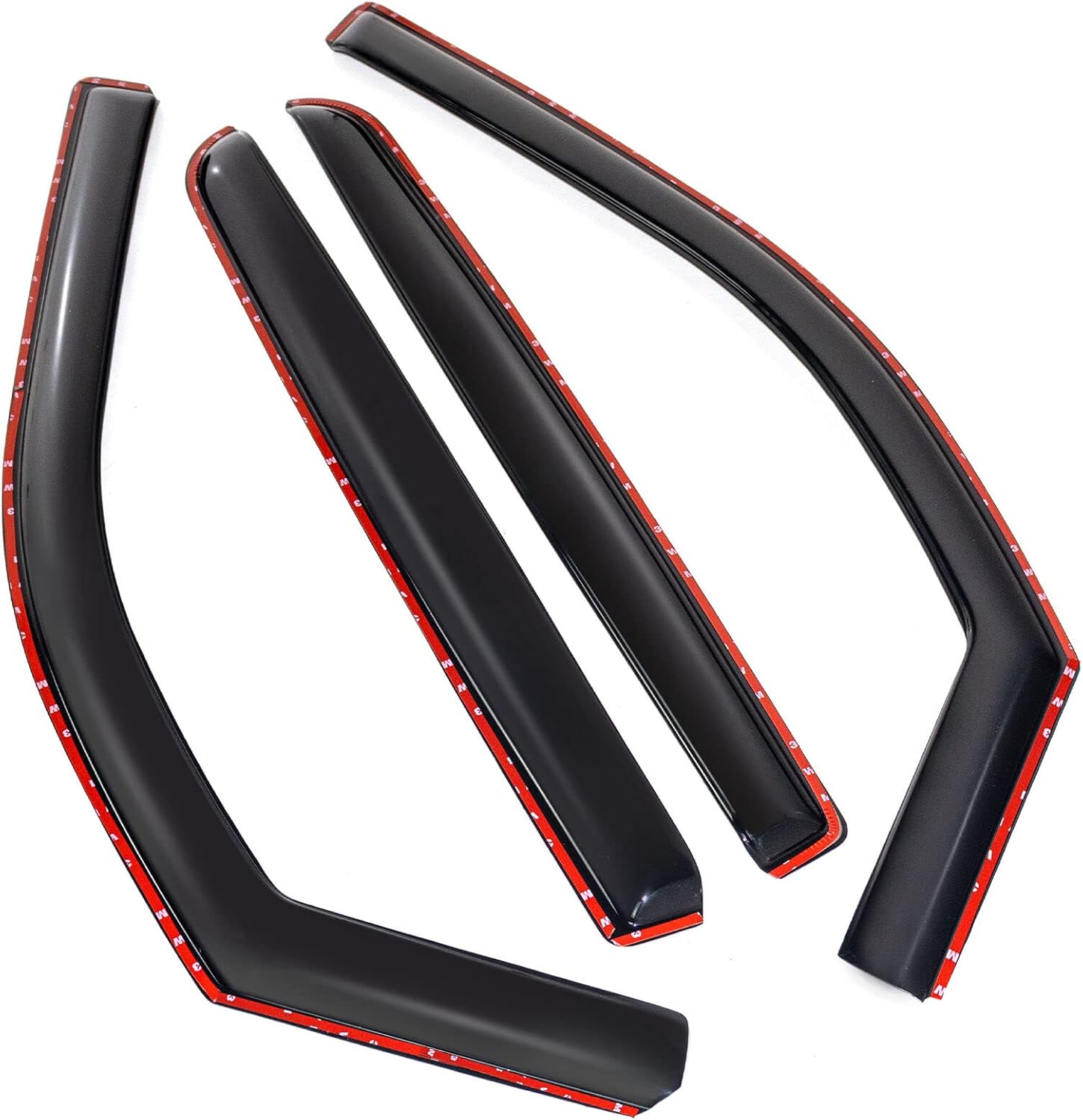 Window Deflector Compatible with 2007-2021 Tundra in-Channel Window Visor Window Rain Guards Supercrew Cab