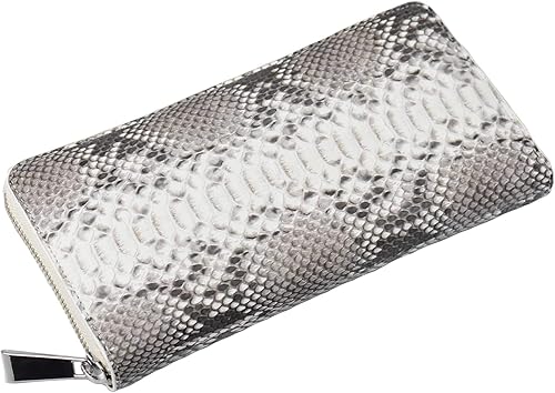 Amazon パイソン 本革 長財布 メンズ レディース ラウンド 金運 開運 風水 運気 紳士 婦人 カップル ギフト ラッピング ヘビ 革 蛇皮 牛革 緑 金 グリーン ゴールド ナチュラル Mgsable 財布