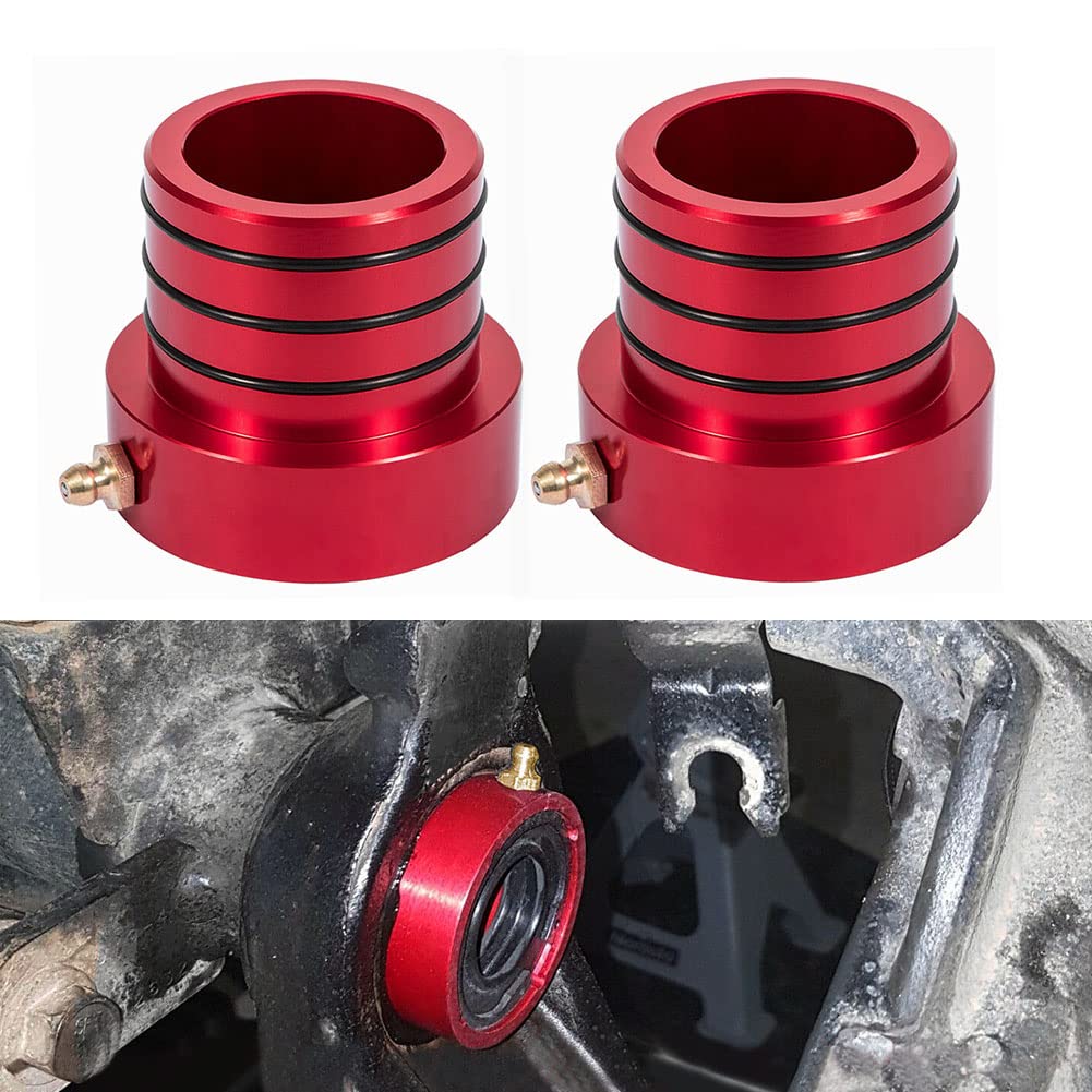 SIKUAI Reemplazo del sello del tubo del eje delantero de aleación de aluminio MG21103 Dana 30 y Dana 44 para Cherokee XJ 1984-2001, Wrangler YJ 1987-1995, TJ 1997-2006