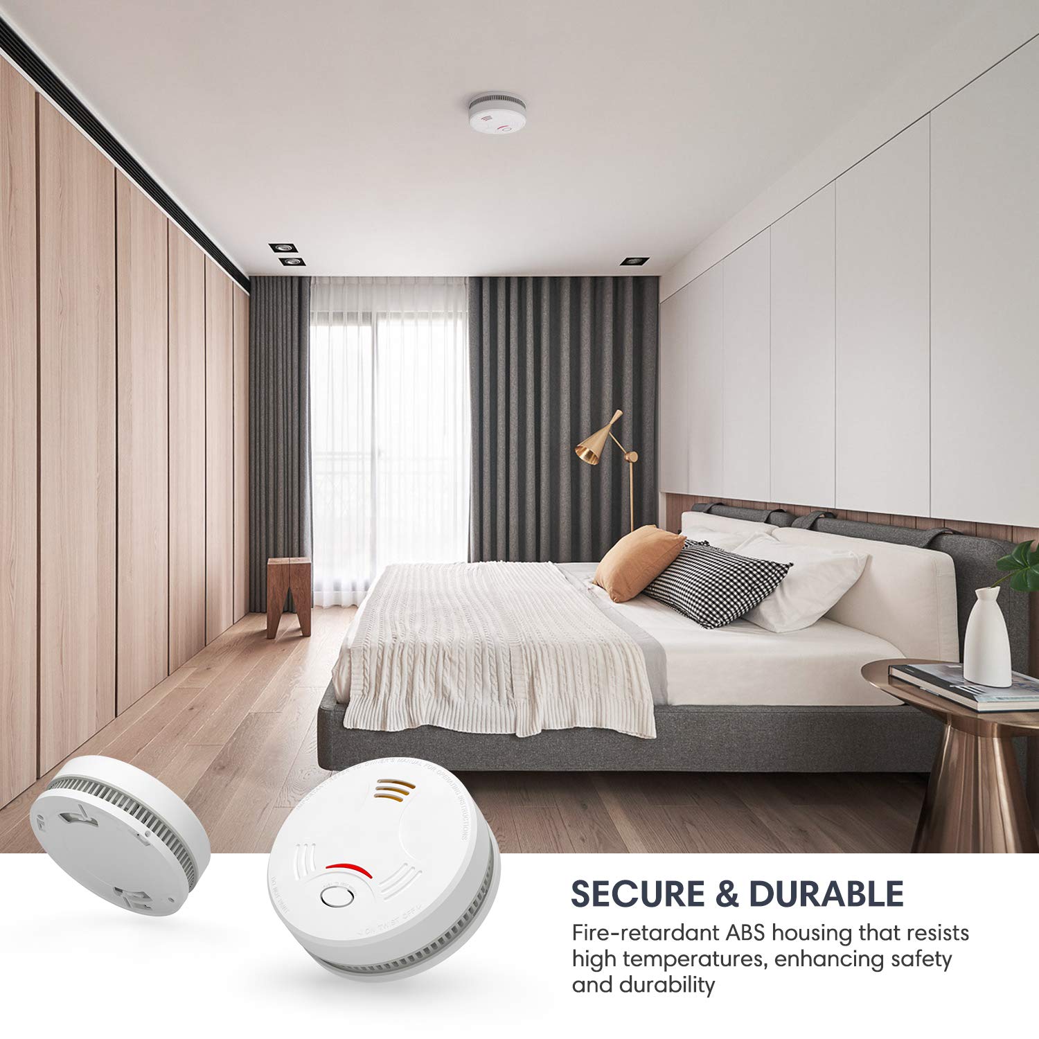 Buy Smoke Alarm, AVANTEK 10Year Battery Smoke Alarm, Photoelectric