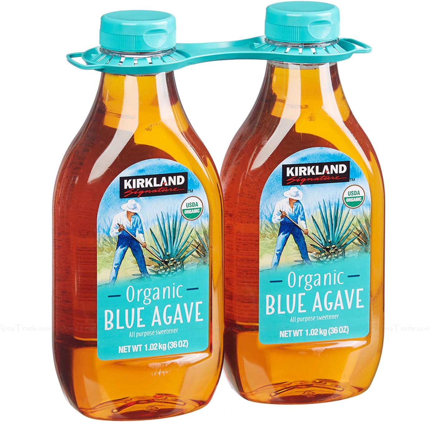 Kirkland Organic Blue Agave Sweetener Vegan Syrup Pack of 2 x 736ml