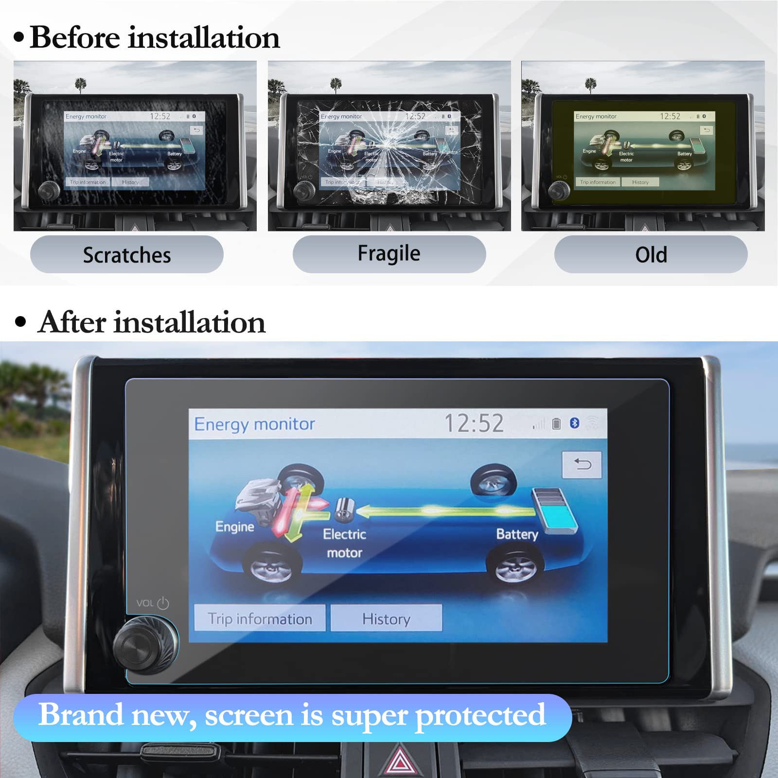 FÜR TOYOTA RAV4 XA50 2019-2023 Chrom Auto Tür Seite Abdeckung Streifen