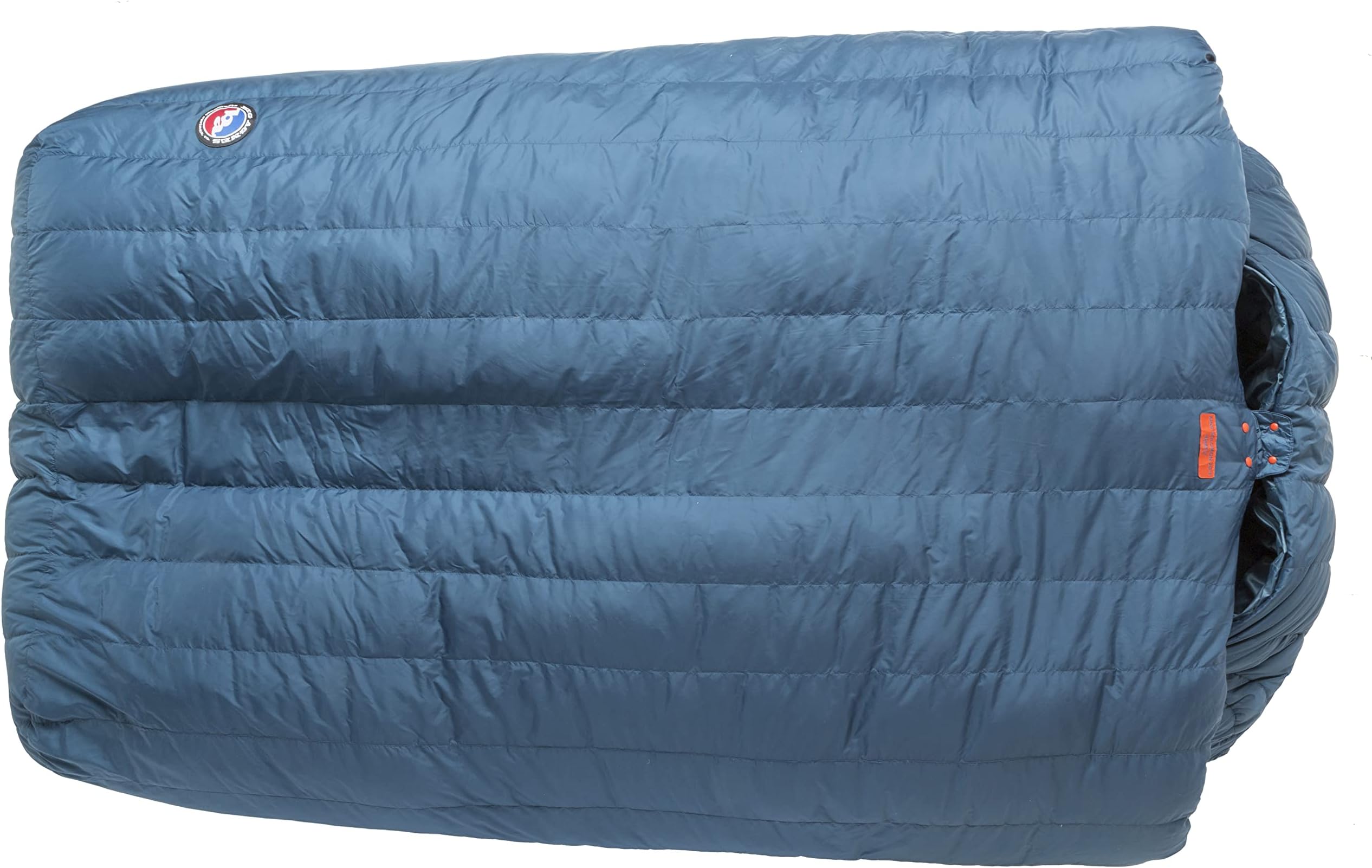 Big Agnes King Solomon 20°F Doublewide Sleeping Bag, 2-Person Down Fill Sleeping Bag with Double Zipper Entry, Zip-Off Quilt, Pad Attachment System
