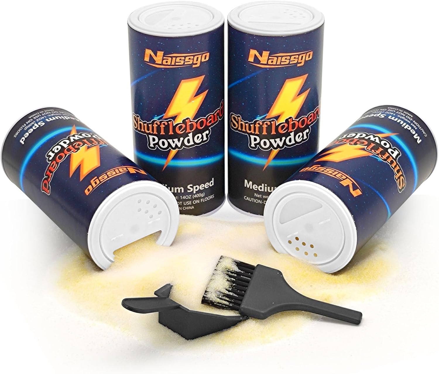 Shuffleboard Sand Wax Shuffleboard Powder Set with Small Brush & Pan