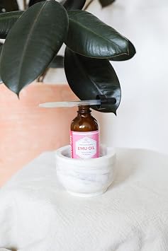 Leven Rose Emu Oil, 100% Pure Natural Hair Strengthener Anti Aging Skin Moisturizer 4 oz
