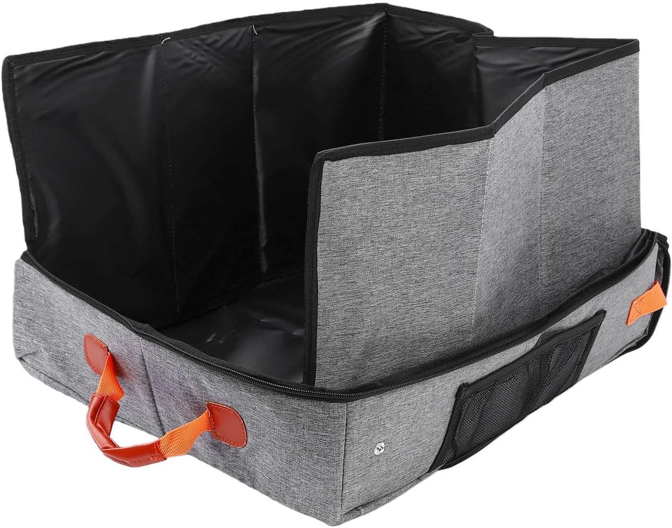 Multifunctional Foldable Cat Litter Box with Lid, Water Proof Wear Proof Diaper Style Structure, Lightweight Portable Elegant for Home Travel Hotel Outdoor Use