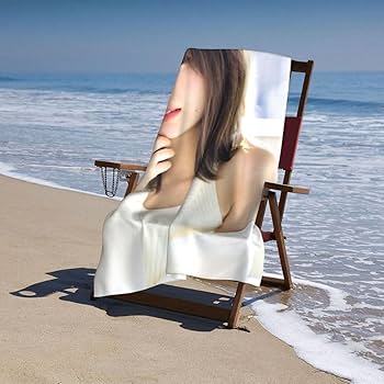 Amazon｜岡崎紗絵 バスタオル ビーチタオル タオル 超柔フェイス