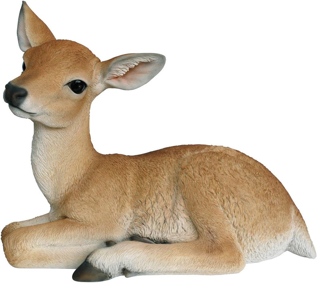 Hi-Line Gift Ltd Laying Down Baby Deer Statue