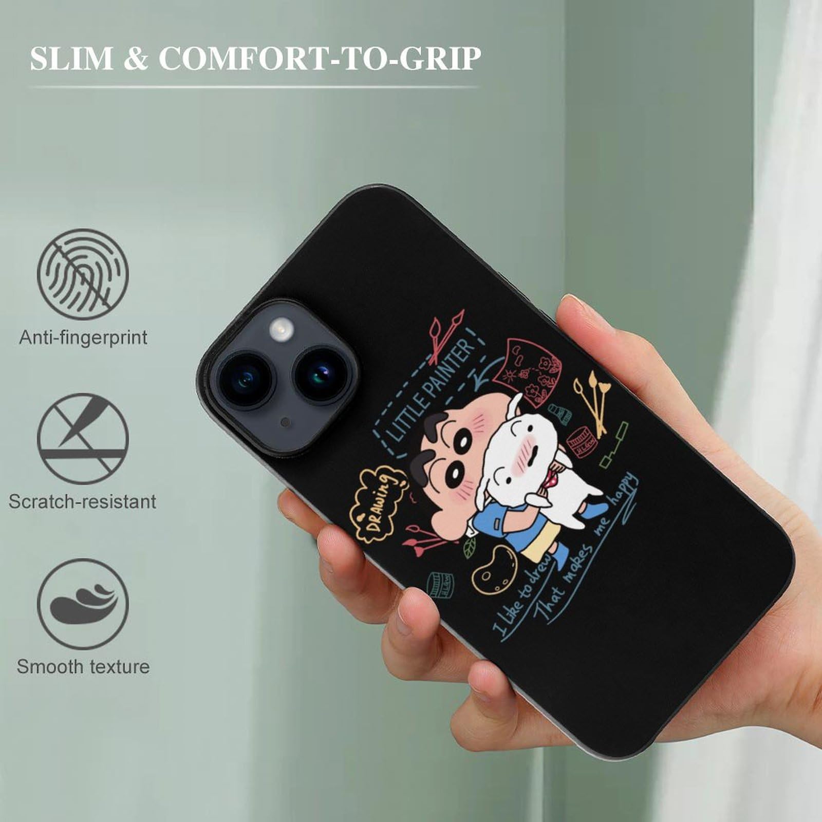 Amazon.co.jp: iPhone 14 Pro Maxケース クレヨンしんちゃん iPhone 14