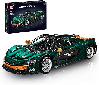 Mould King 13091 Super Sports Car for Hypercar P1 Building Blocks Kit, 1:8 Scale Racing Car MOC Building Blocks STEM Educational Gifts for Car Fan (3268 Pieces)