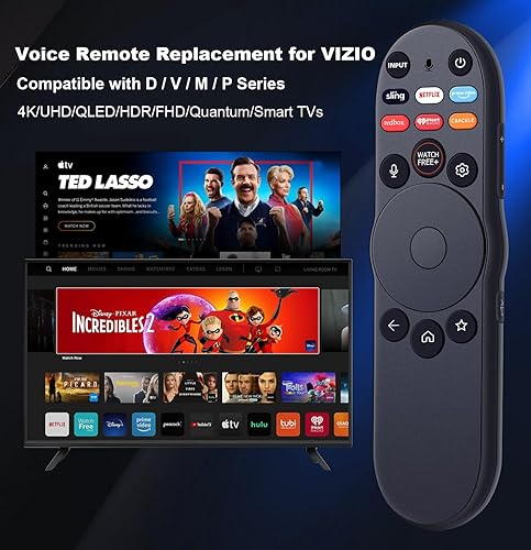 Miniatura 2 de Para control remoto Vizio Smart-TV, XRT270-Remote-Bluetooth reemplazo de voz aplicable con 4K Quantum Pro Vizio Smart TV Serie V Serie M y más