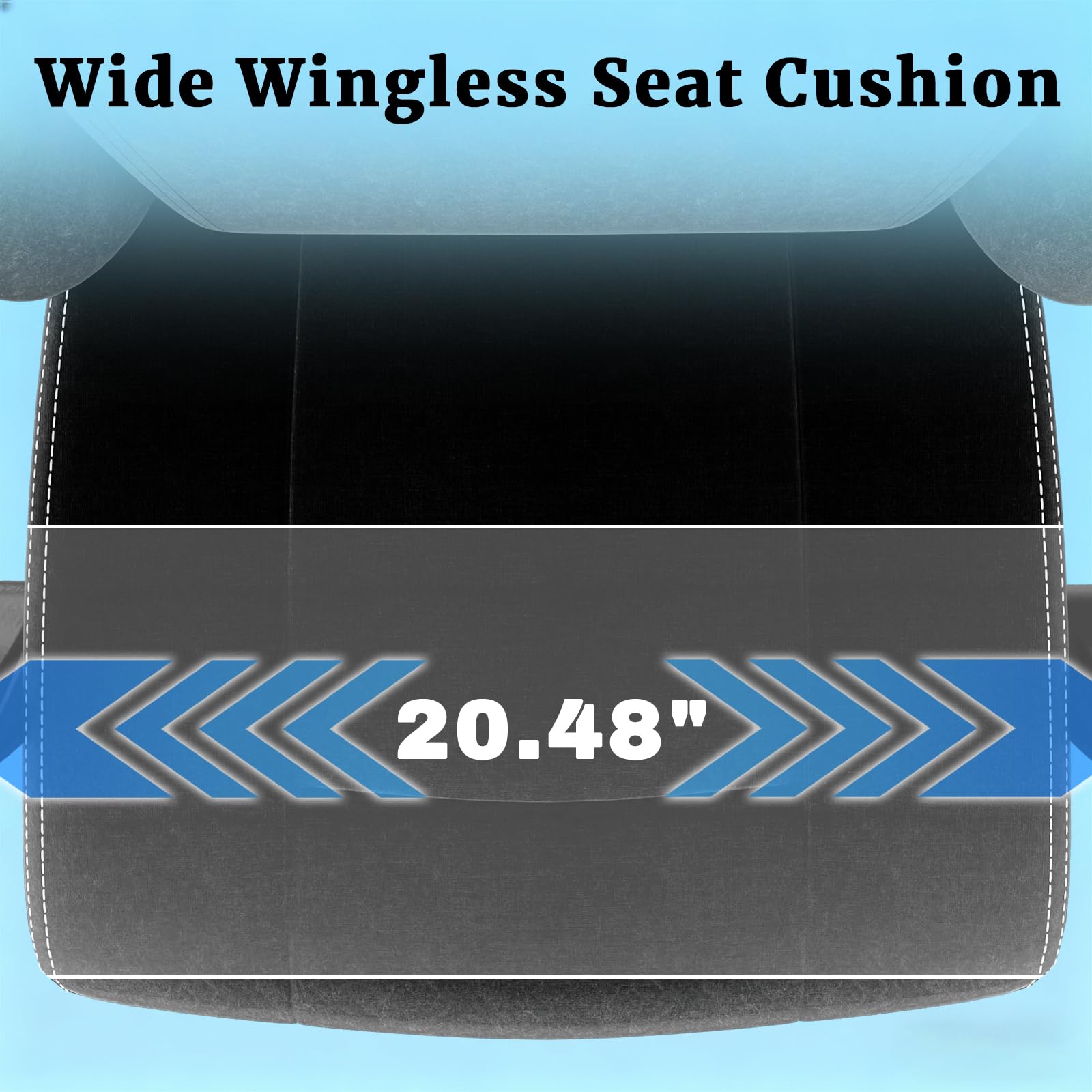 Chaise Gaming Ergonomique avec Ressorts Ensachés et Repose-Pieds, Fauteuil Gaming avec Soutien Lombaire Réglable, Chaise Bureau Respirant Jusqu'à 150 kg (Noir Profond)