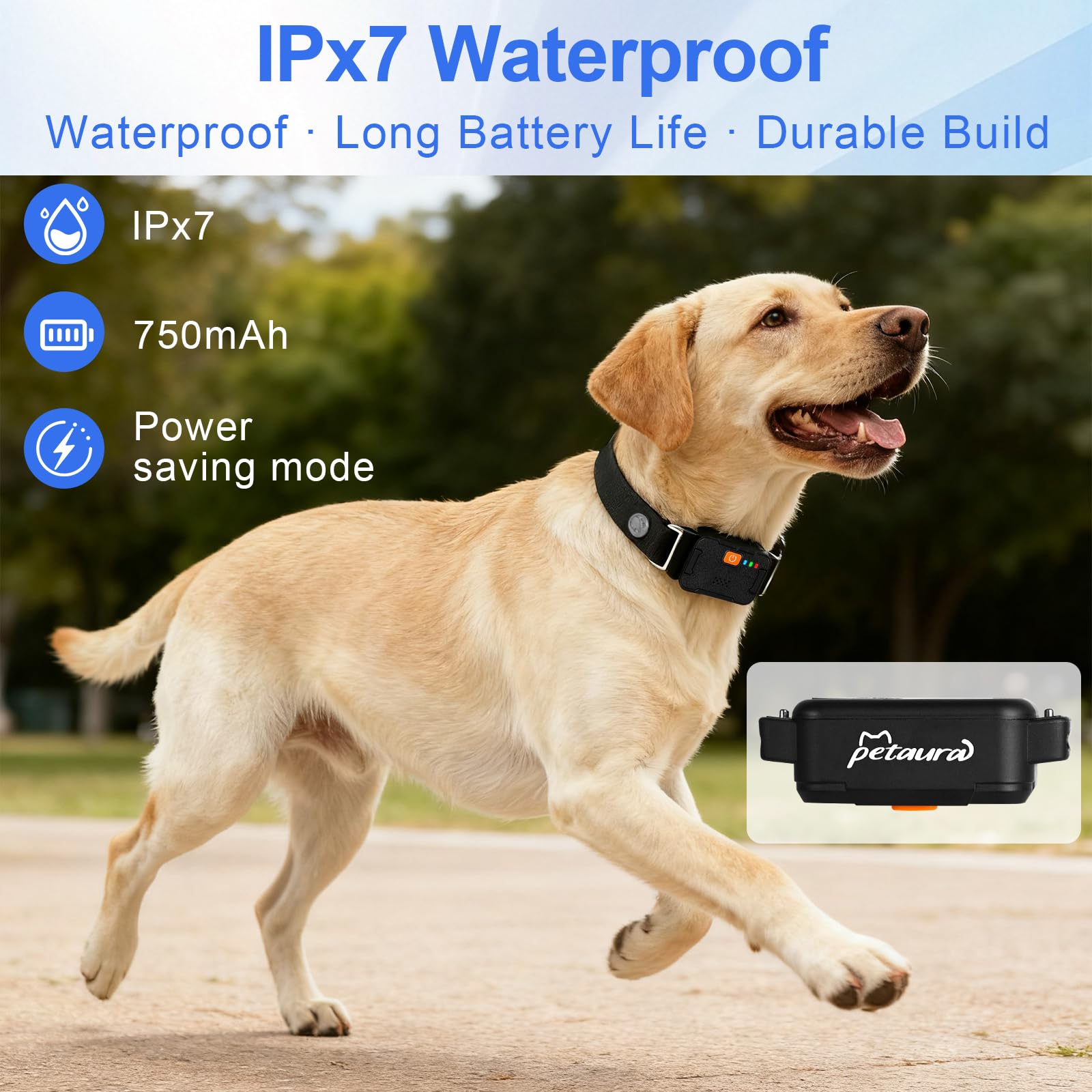 Smart Dog GPS Tracker Collar, First Year Free Subscription, Real-Time Location, Geo-Fence Alerts, Route History, IPX7 Waterproof, 4G Built-in SIM, Health Monitoring - image 6