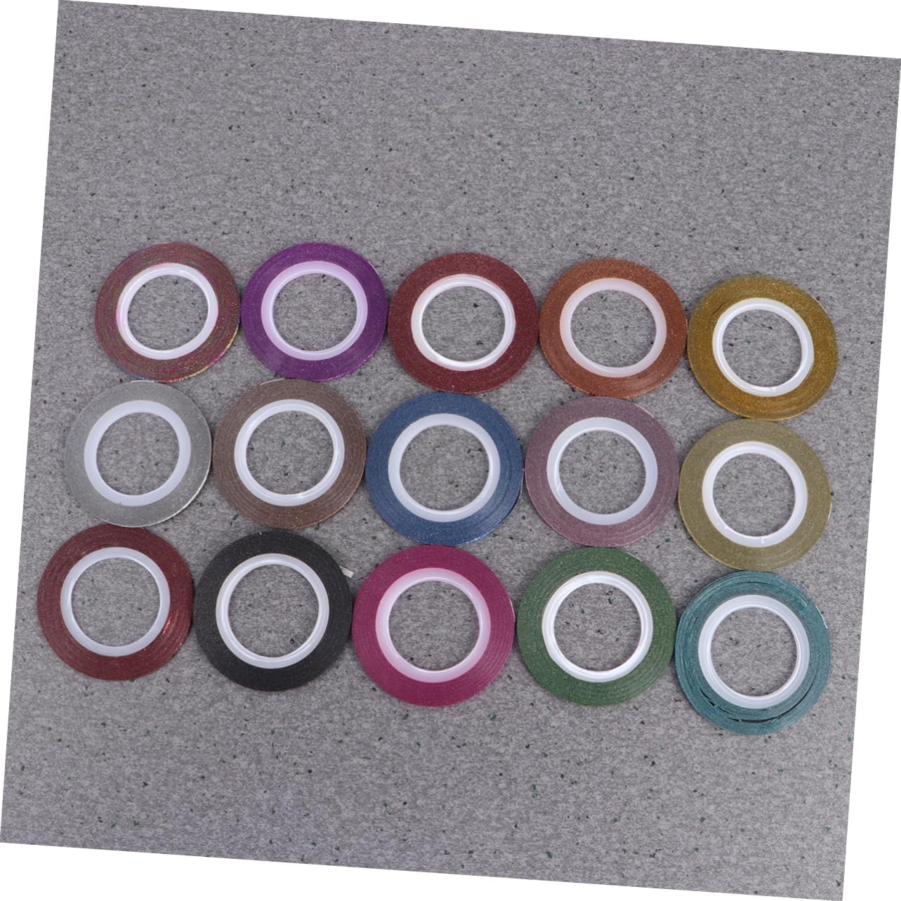 14Rolls Shiny Nail Art Striping Tape Nail Sticker Decals for Manicure Color Variety for Women and Ladies Nail Designs