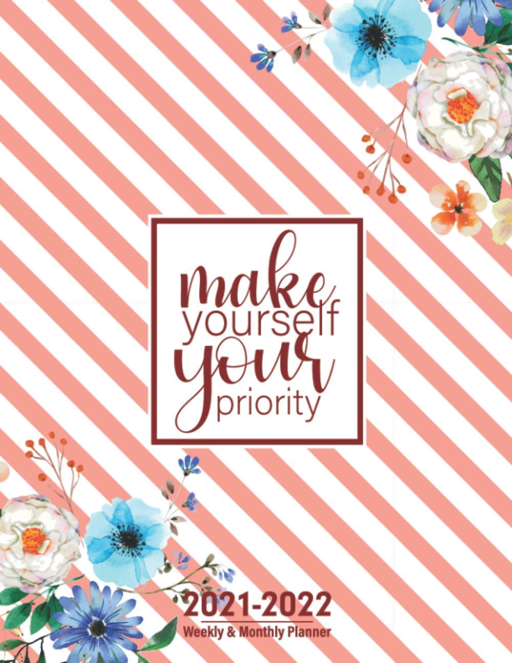 2021-2022 Weekly & Monthly Planner: Two Year Planner & Journal With Important Notes And Holidays Including Goal & Dream Organizer, Monthly Budget & ... List , Weekly Planner And Other Notes