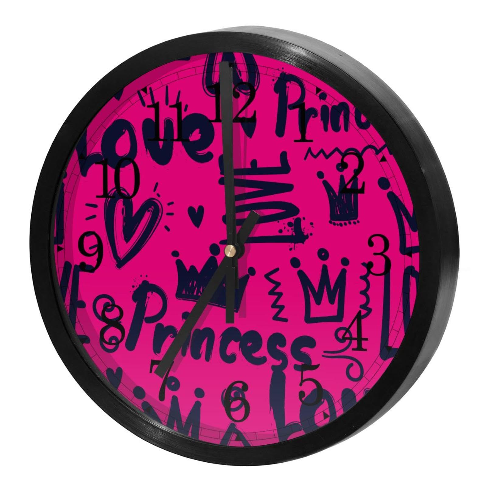 Horloge murale silencieuse sans tic-tac pour le sommeil de la chambre d'enfant
