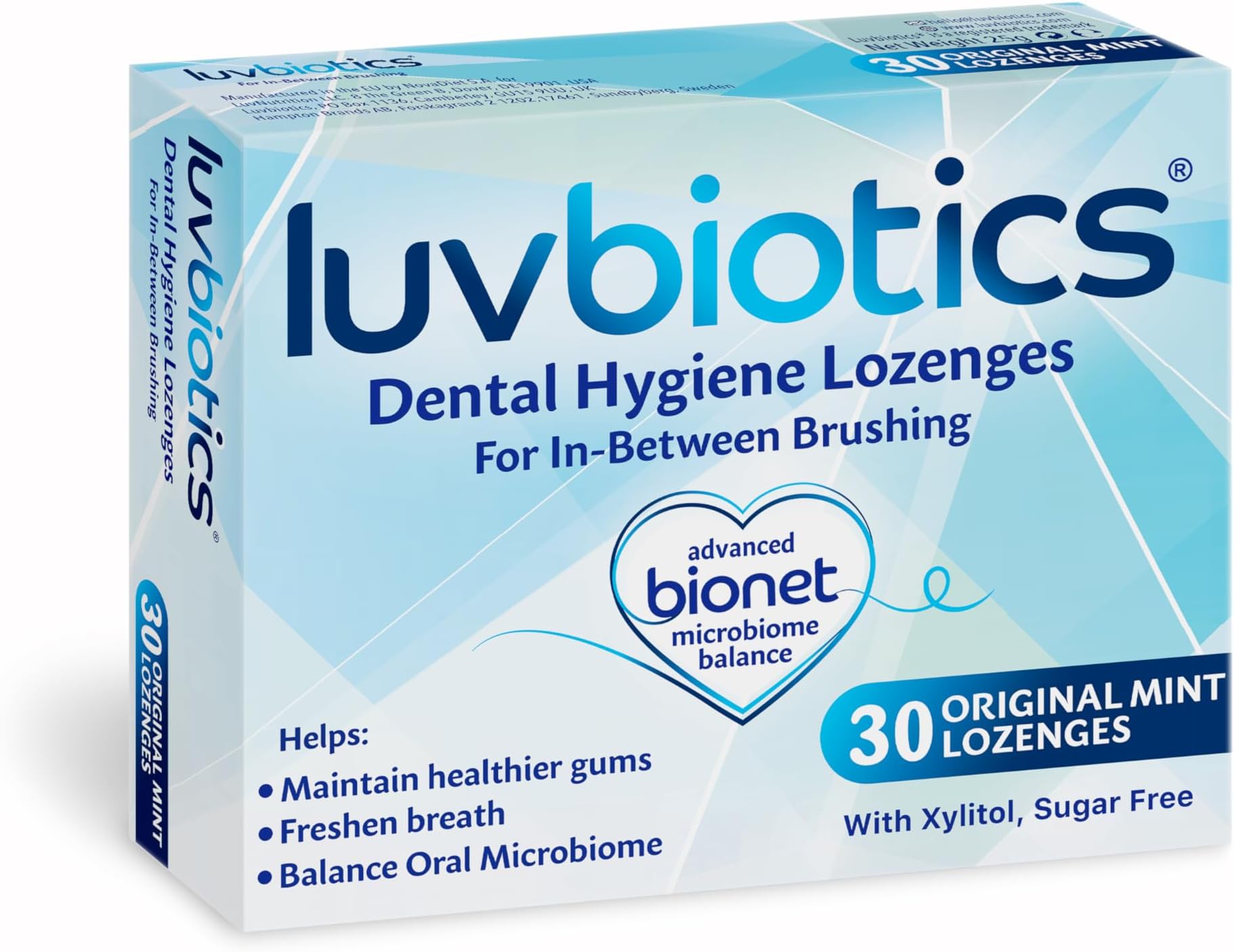 Advanced Dental Hygiene (1 Pack) – 30 Original Flavor Lozenges