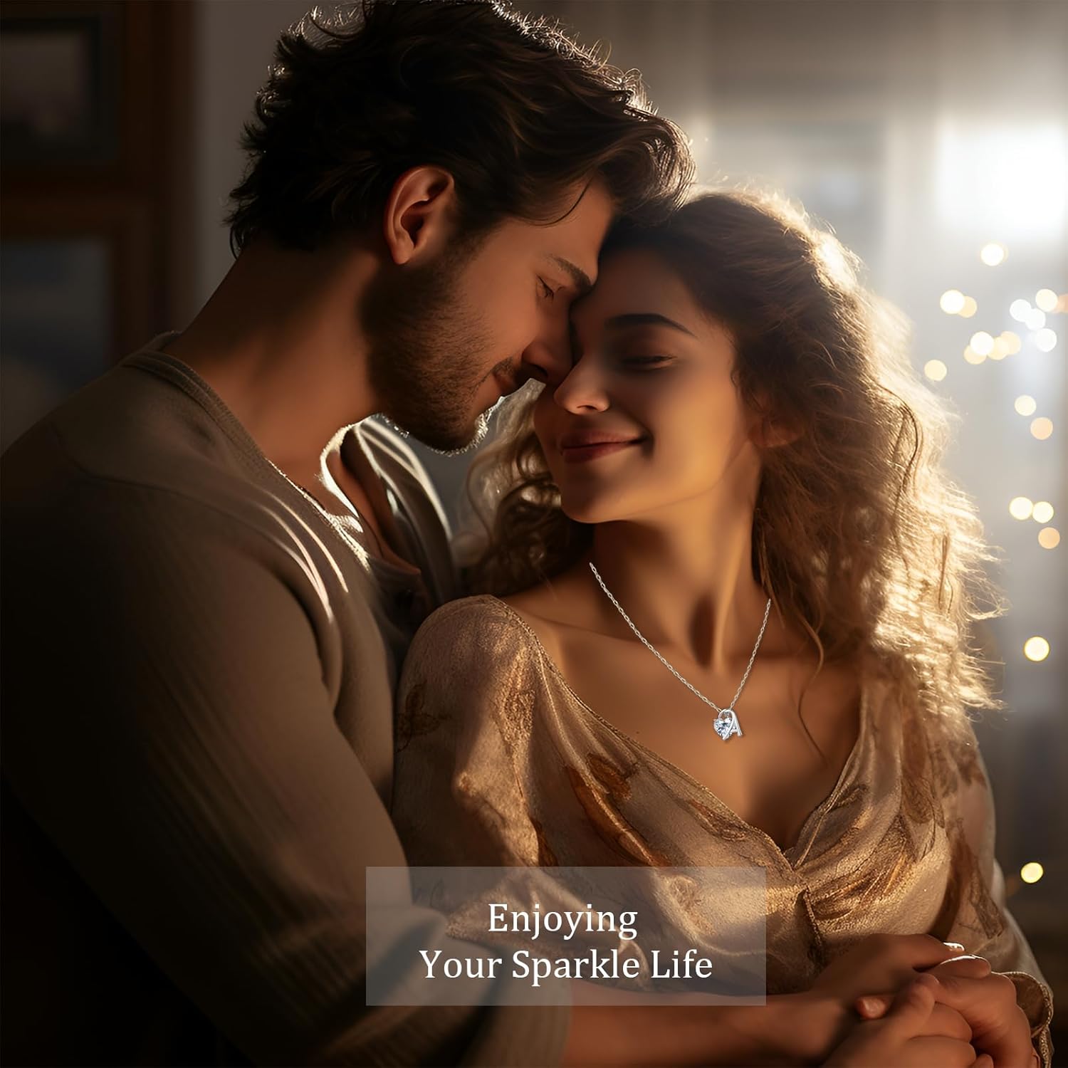 ForeverLove Heart Necklaces for Women, 4-2 Carats Heartshap Moissanite, Silver Pendant Jewelry, Anniversary Birthday Gifts for Wife, Girlfriend, Daughter, Mom - Image 4