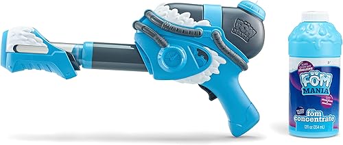 Miniatura 6 de Fom Mania Fomilator Foam Blaster, línea de espuma no tóxica para niños, juego exclusivo de Amazon con 16 onzas de repuestos de concentrado de espuma