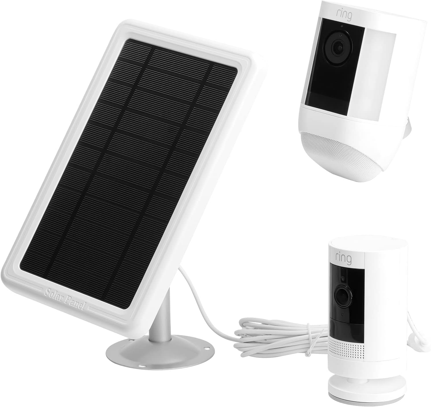 Ring Camera Solar Panel, Power for Ring Stick Up Cam